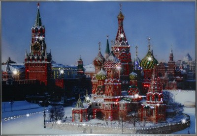 Картина Кремль с кристаллами Swarovski (1185)