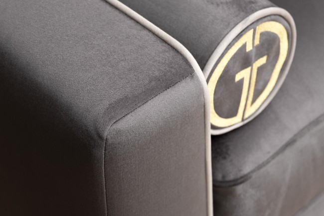 Диван Madrid Memory с кантом трехм. без мех.,велюр серый Colt1003+Colt030 (TT-00013556) Диван Madrid Memory с кантом трехм. без мех.,велюр серый Colt1003+Colt030 (TT-00013556)