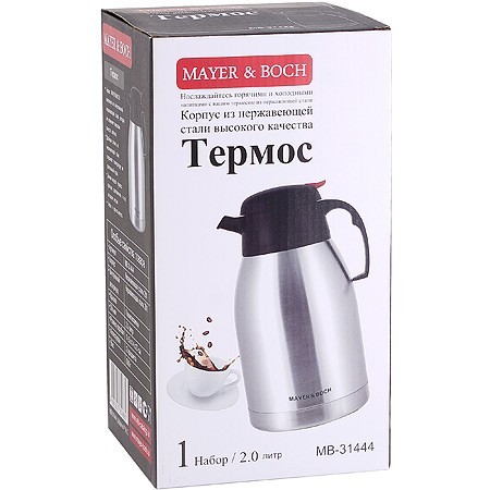 Термос нерж. 2л мет/колба Mayer&Boch (31444)