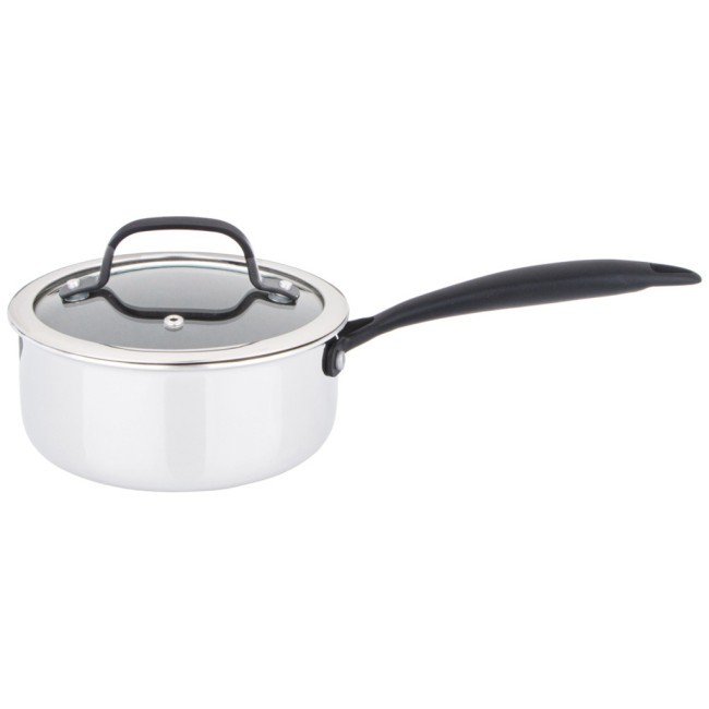Ковш с крышкой 1,4л "iron chef" agness 16*7,5см технология 3-ply, нерж.сталь 18/10 Agness (947-100)