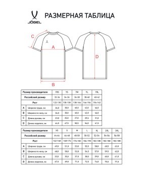 Футболка игровая JÖGEL DIVISION PerFormDRY Element Jersey, красный (2116910)