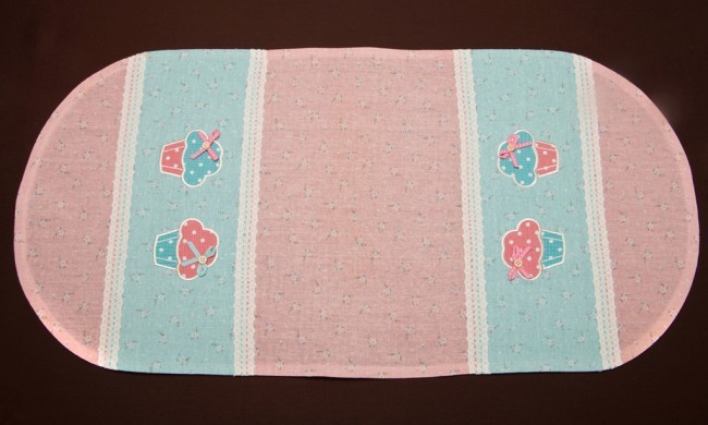 Дорожка на стол 40*80 см"безе",100% хлопок/овальная SANTALINO (850-814-3)