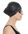 Шапочка для плавания 25DEGREES Mamana Black, силикон, для длинных волос (1433308)