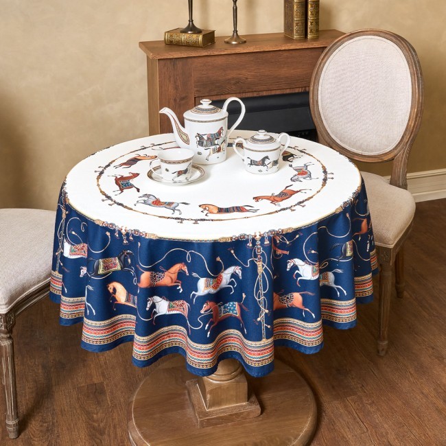 Скатерть круглая "passage"150 см  ,белый, 100% хлопок ,твил Lefard (850-759-24)