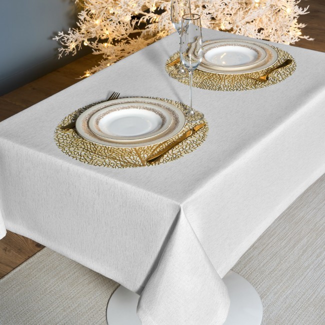 Скатерть 110х140 cm прямоугольная, "феерия. серебро", цвет: белый, tm lefard, полиэстер 100% (кор=34 Lefard (986-004-19) Скатерть 110х140 cm прямоугольная, "феерия. серебро", цвет: белый, tm lefard, полиэстер 100% (кор=34 Lefard (986-004-19)