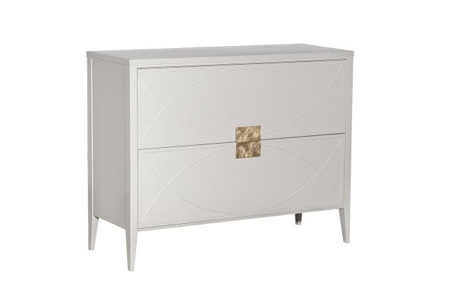 Комод бежевый 2 ящика 100*80*40см (TT-00015928)