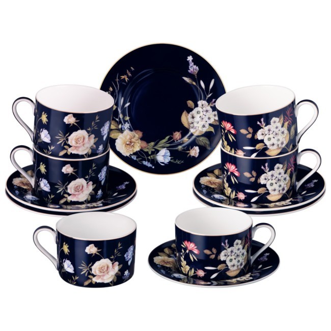 Чайный набор lefard "кобальт" на 6 пер. 12 пр. 190 мл Lefard (86-2553-2) Чайный набор lefard "кобальт" на 6 пер. 12 пр. 190 мл Lefard (86-2553-2)