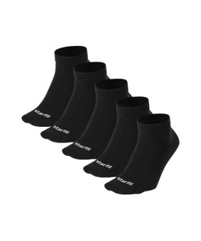 Носки спортивные STARFIT Charge, черный, р. 35-38, 5 пар (2126329)