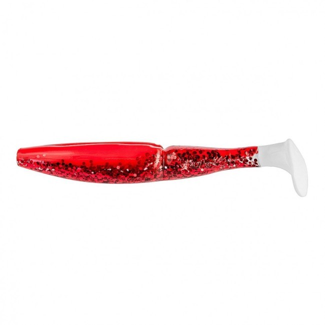 Виброхвост Helios Guru 5,0"/12,7 см, цвет Red Sparkles WT 5 шт HS-31-034 (77657)