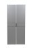 GD-10013-6 Шкаф Alto двухд с полками, цвет серый Кобальт, дверцы стекло(тонир) 100*57*228.5см (TT-00014039)