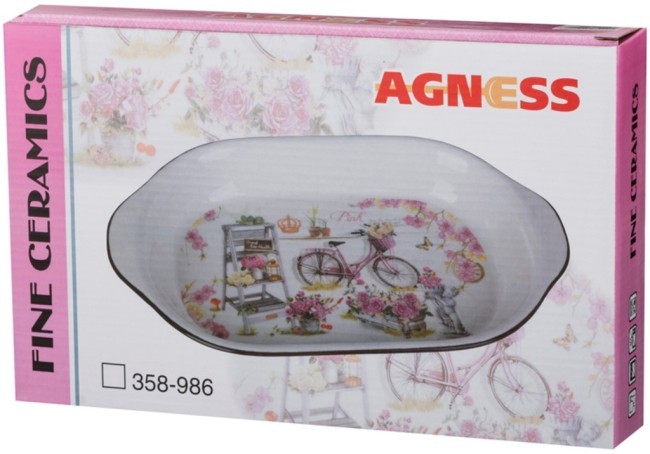 Блюдо-шубница "фэмили" 28*17.5*4.5 см. Agness (358-1000) Блюдо-шубница "фэмили" 28*17.5*4.5 см. Agness (358-1000)