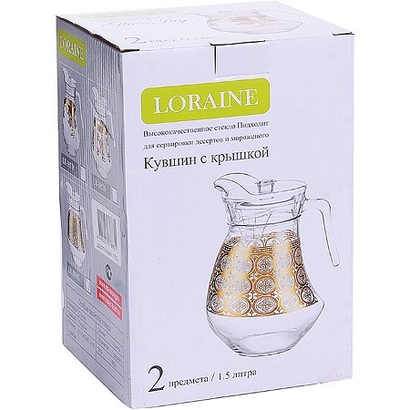 Кувшин с крышкой 1,5л индивид упак.LR (30703) Кувшин с крышкой 1,5л индивид упак.LR (30703)