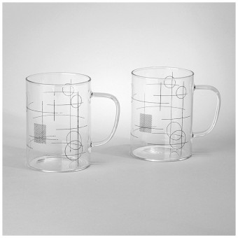 Набор из 2-х кружек 480 мл d=8 см h=10,5 см Agness (886-169-1)