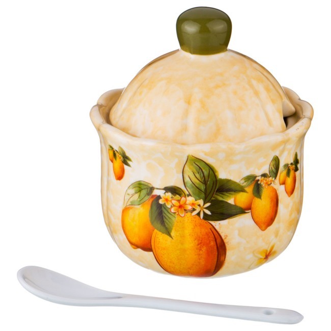 Сахарница "лимоны" 10*10*12 см. 280 мл. (кор=36шт.) Agness (358-1363) Сахарница "лимоны" 10*10*12 см. 280 мл. (кор=36шт.) Agness (358-1363)