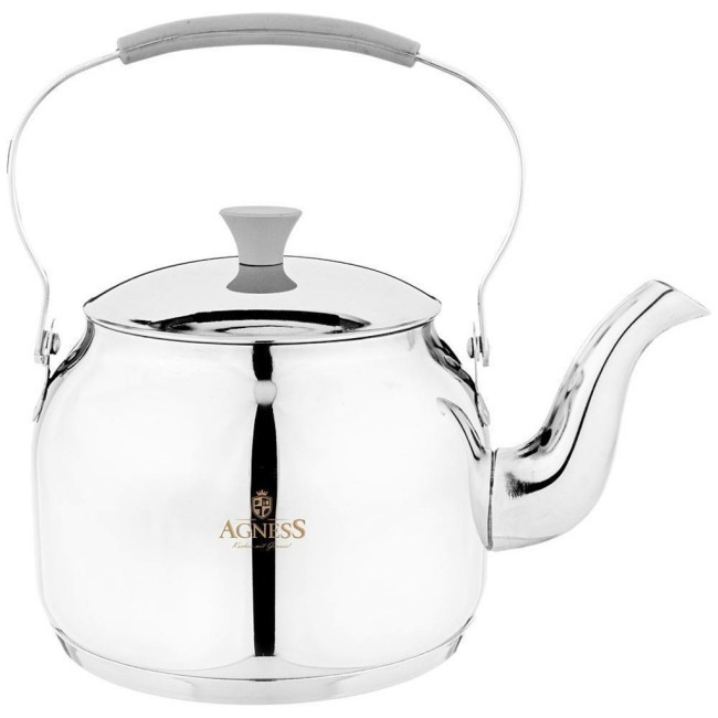 Чайник agness professional 2,5 л. хромникелевая нержавеющая сталь 18/10, индукционное дно Agness (936-333)