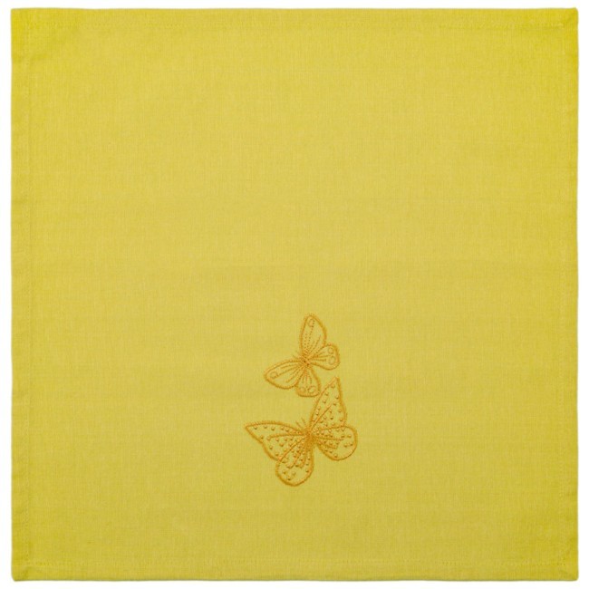 Комплект салфеток из 3шт 40х40см "вдохновение",лайм, 100% хлопок ,. Lefard (850-517-51)