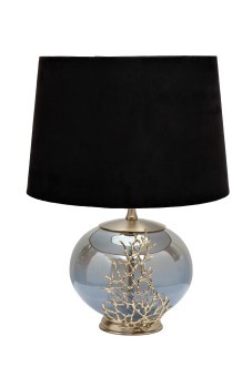 Лампа настольная "Coral" плафон чёрный d36*h58см (TT-00011231)