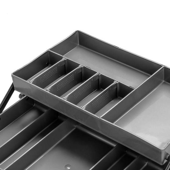 Ящик для инструментов Helios двухполочный зеленый (70143)