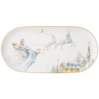 Блюдо овальное lefard "снежная королева" 30,5 см Lefard (590-545) Блюдо овальное lefard "снежная королева" 30,5 см Lefard (590-545)