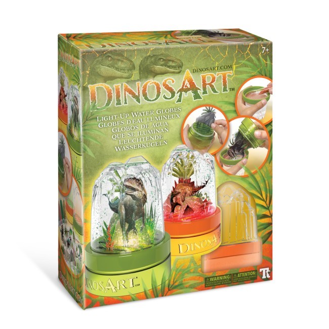 Серия Dino: Набор для творчества по созданию ночных светильников, мини-аквариумов с подсветкой (2 светильника) (15101_NSDA)