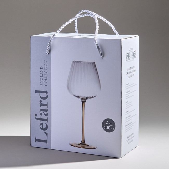 Набор бокалов для вина из 2-х штук "j'adore" 600 мл Lefard (887-437)
