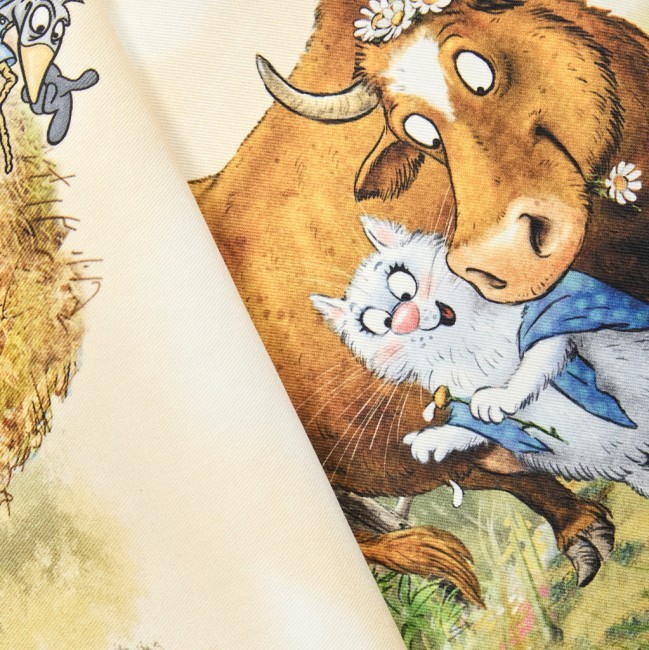 Набор полотенец 2 шт "синие коты. про любовь ",40х60 см, 100% хлопок,твил, беж Lefard (850-720-62)