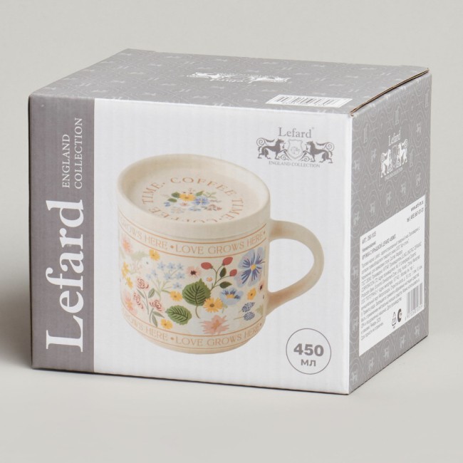 Кружка с крышкой lefard spring flowers 390мл. Lefard (260-1035) Кружка с крышкой lefard spring flowers 390мл. Lefard (260-1035)