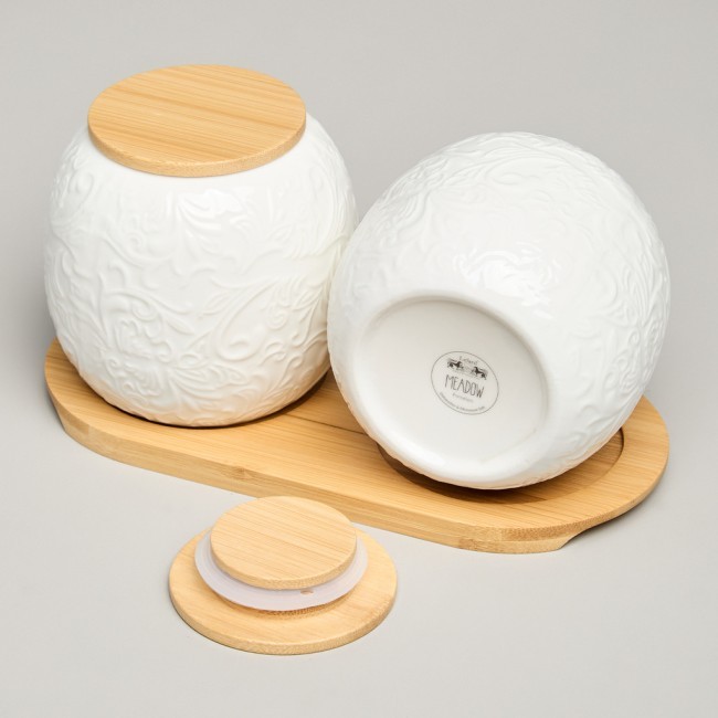 Набор банок lefard "muse" с дер.крышкой на дер.подставке 2 шт. 19,5*9,5 см 400 мл Lefard (587-209) Набор банок lefard "muse" с дер.крышкой на дер.подставке 2 шт. 19,5*9,5 см 400 мл Lefard (587-209)