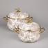 Набор кастрюль agness эмалированных серия "royal garden", 4пр. 2,1л и 3,8л Agness (950-601)