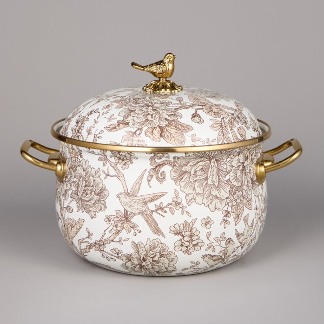 Набор кастрюль agness эмалированных серия "royal garden", 4пр. 2,1л и 3,8л Agness (950-601)