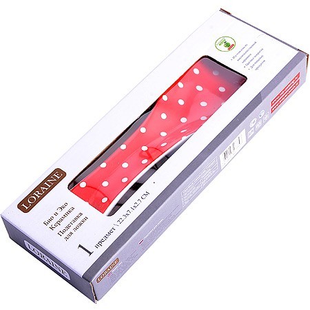 Подложка 22.3 см Красный Узор LR (25863)