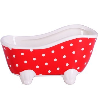 Подставка д/губки 150мл Красный УзорLR (30689)