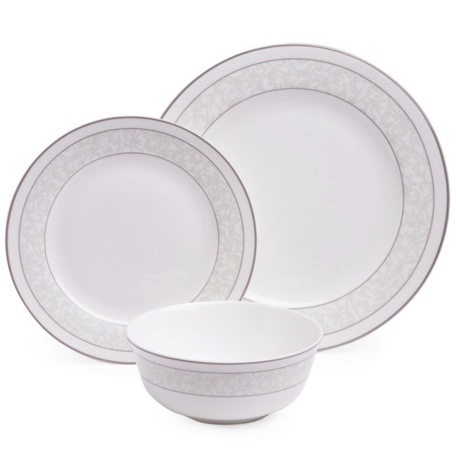 Набор посуды обеденной lefard "grey lace" на 4 пер. 12 пр. Lefard (440-315) Набор посуды обеденной lefard "grey lace" на 4 пер. 12 пр. Lefard (440-315)