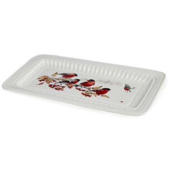 Блюдо lefard "лесная сказка" 30 см прямоуг. снегири Lefard (441-029)
