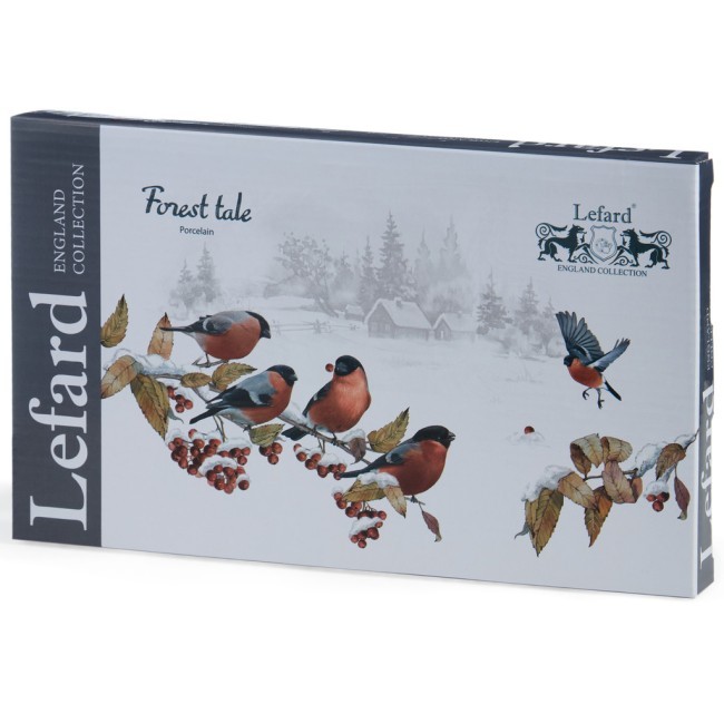 Блюдо lefard "лесная сказка" 30 см прямоуг. снегири Lefard (441-029)