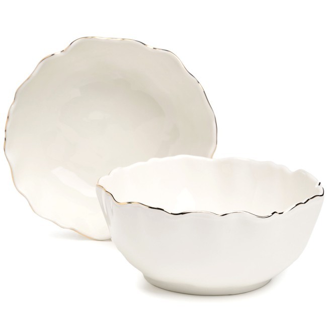 Набор салатников lefard "charm" 2 шт. 5*6 см 600 мл (с золотой линией) Lefard (779-360) Набор салатников lefard "charm" 2 шт. 5*6 см 600 мл (с золотой линией) Lefard (779-360)