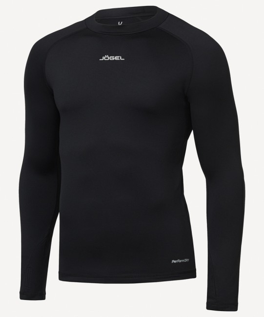 Джемпер компрессионный утепленный JÖGEL CAMP PerFormDRY Baselayer Top Warm, черный (2126295)