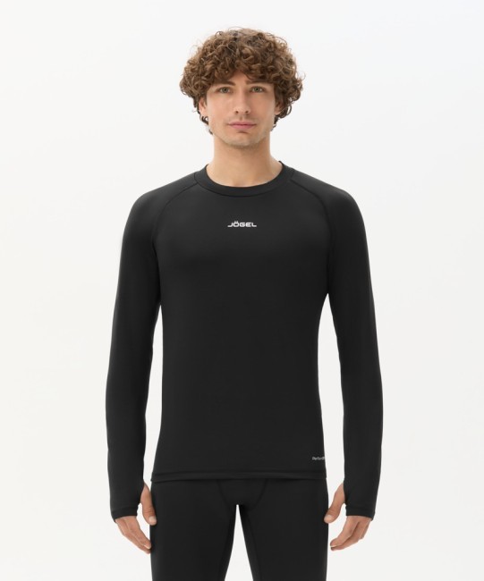 Джемпер компрессионный утепленный JOGEL CAMP PerFormDRY Baselayer Top Warm, черный (2118469)