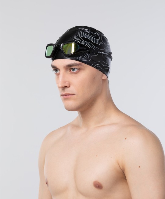 Шапочка для плавания 25DEGREES EFFECT Black, комбинированный (2104722)