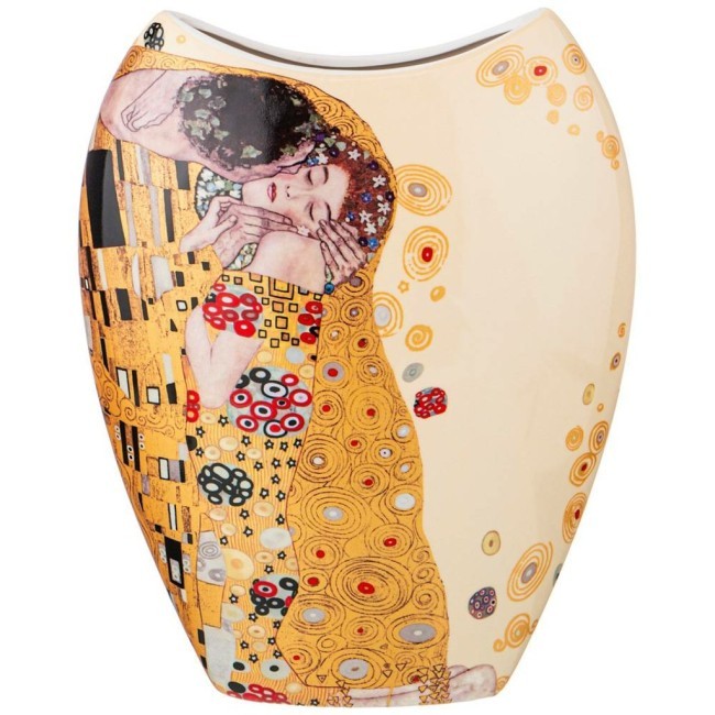 Ваза lefard "поцелуй" (г. климт) 25,5 см, кремовая Lefard (104-674) Ваза lefard "поцелуй" (г. климт) 25,5 см, кремовая Lefard (104-674)