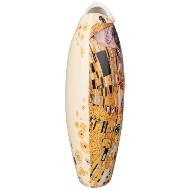 Ваза lefard "поцелуй" (г. климт) 25,5 см, кремовая Lefard (104-674) Ваза lefard "поцелуй" (г. климт) 25,5 см, кремовая Lefard (104-674)