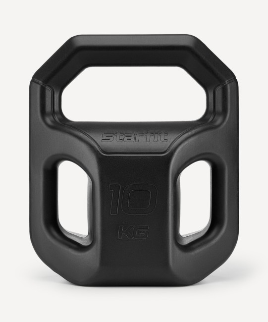 Гиря пластиковая STARFIT DB-505, 10 кг, черный (2113754) Гиря пластиковая STARFIT DB-505, 10 кг, черный (2113754)