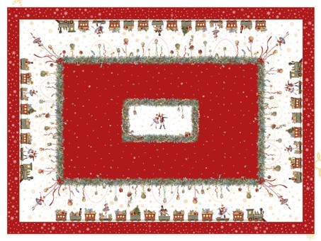 Скатерть "щелкунчик" 160х220см ,красный,100% хлопок,твил Lefard (850-762-21) Скатерть "щелкунчик" 160х220см ,красный,100% хлопок,твил Lefard (850-762-21)