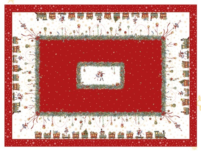 Скатерть "щелкунчик" 160х220см ,красный,100% хлопок,твил Lefard (850-762-21) Скатерть "щелкунчик" 160х220см ,красный,100% хлопок,твил Lefard (850-762-21)