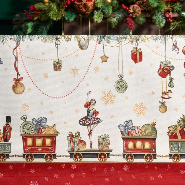 Скатерть "щелкунчик" 160х220см ,красный,100% хлопок,твил Lefard (850-762-21) Скатерть "щелкунчик" 160х220см ,красный,100% хлопок,твил Lefard (850-762-21)