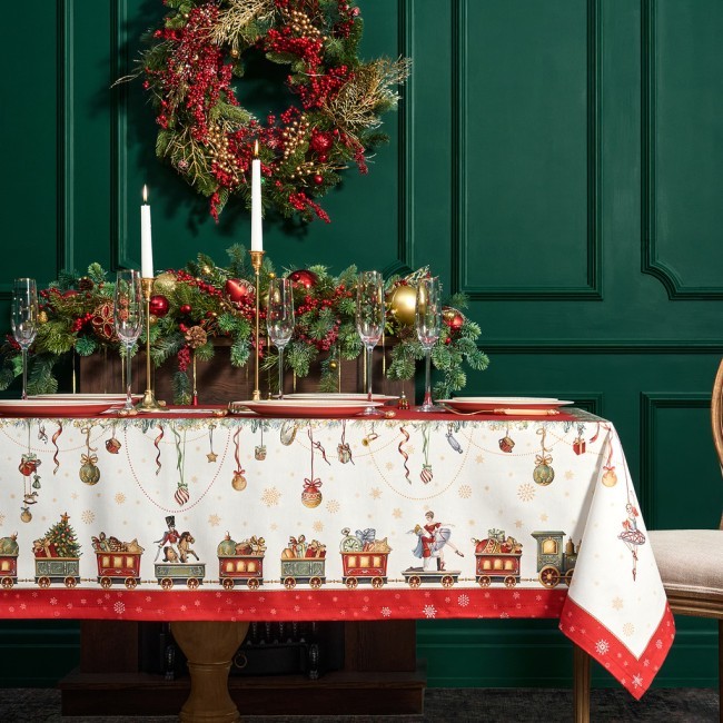 Скатерть "щелкунчик" 160х220см ,красный,100% хлопок,твил Lefard (850-762-21) Скатерть "щелкунчик" 160х220см ,красный,100% хлопок,твил Lefard (850-762-21)