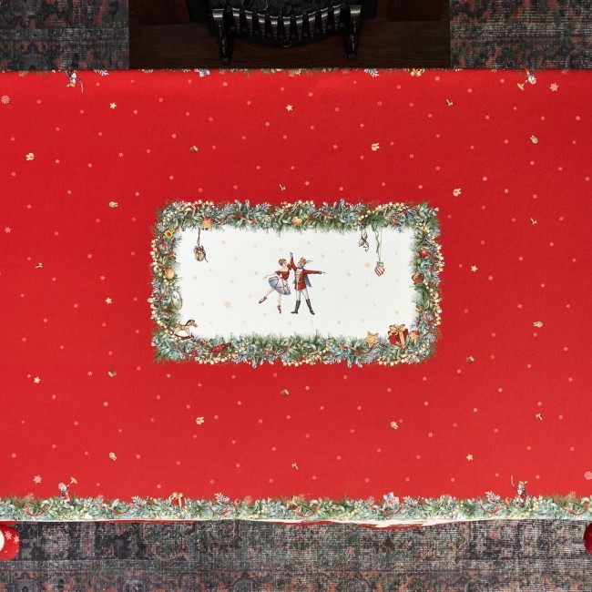 Скатерть "щелкунчик" 160х220см ,красный,100% хлопок,твил Lefard (850-762-21) Скатерть "щелкунчик" 160х220см ,красный,100% хлопок,твил Lefard (850-762-21)