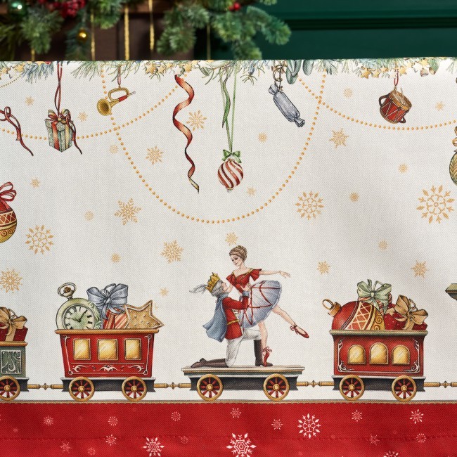 Скатерть "щелкунчик" 160х220см ,красный,100% хлопок,твил Lefard (850-762-21) Скатерть "щелкунчик" 160х220см ,красный,100% хлопок,твил Lefard (850-762-21)