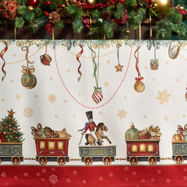 Скатерть "щелкунчик" 160х220см ,красный,100% хлопок,твил Lefard (850-762-21) Скатерть "щелкунчик" 160х220см ,красный,100% хлопок,твил Lefard (850-762-21)