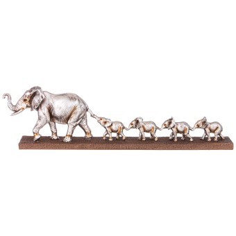 Фигурка декоративная "пять слонов" 49х7,8х12,8см Lefard (146-1857)
